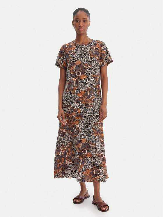 Weekend Max Mara Sukienka codzienna Crespo 2615221042 Granatowy Regular Fit