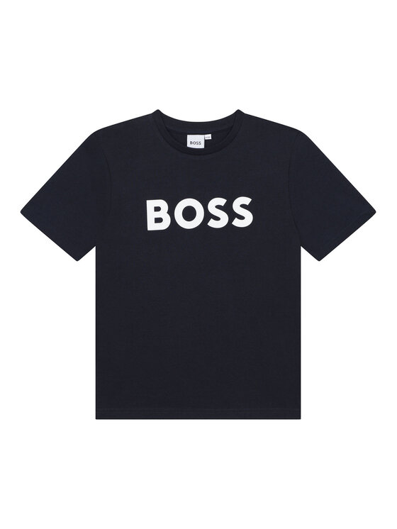 Boss T-Shirt J25P24 D Granatowy Regular Fit