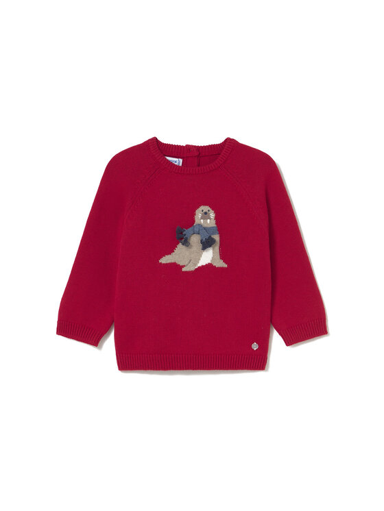 Mayoral Sweter 2345 Czerwony Regular Fit