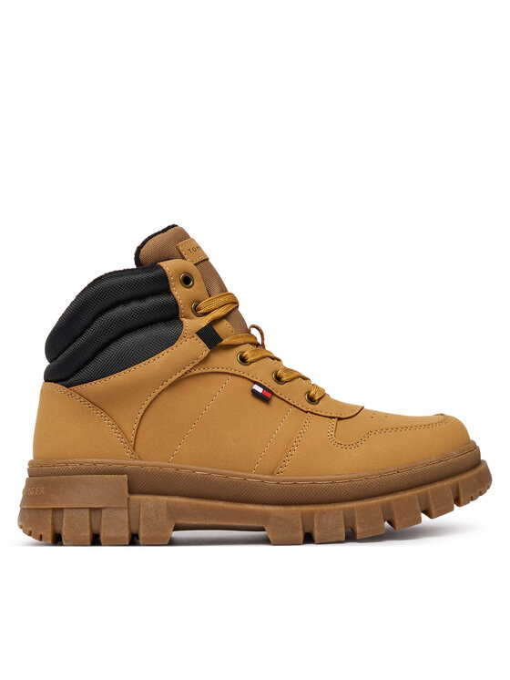 Tommy Hilfiger Trzewiki T3X5-35292-0316 S Brązowy