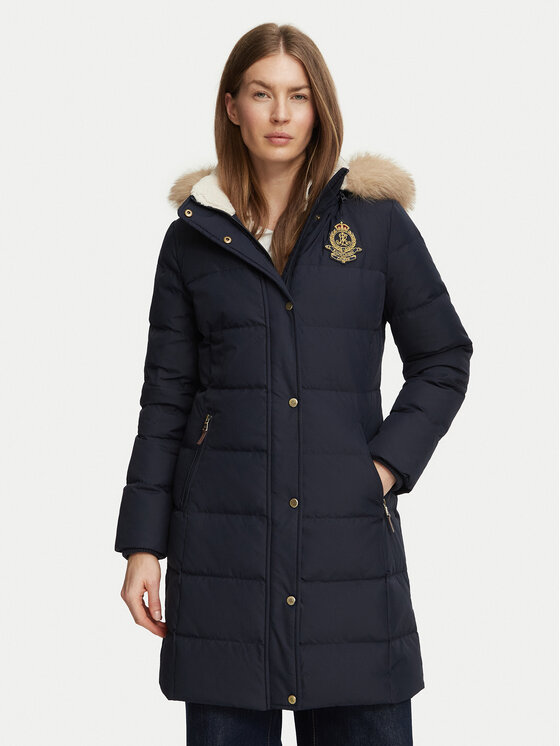 LAUREN RALPH LAUREN Kurtka puchowa 297P23455001 Granatowy Regular Fit
