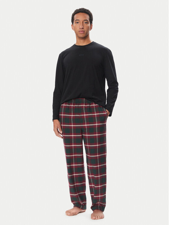 BOSS Piżama Holiday  50550777 Czerwony Regular Fit