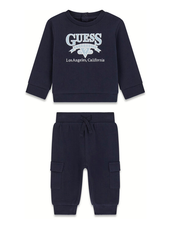 Guess Dres I6YG10 K4035 Granatowy Regular Fit