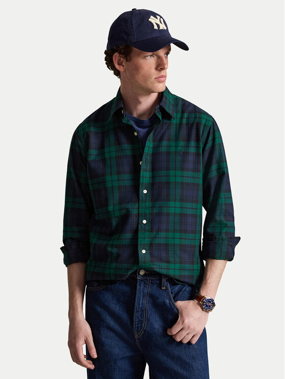 Polo Ralph Lauren Koszula 710922273501 Granatowy Custom Fit