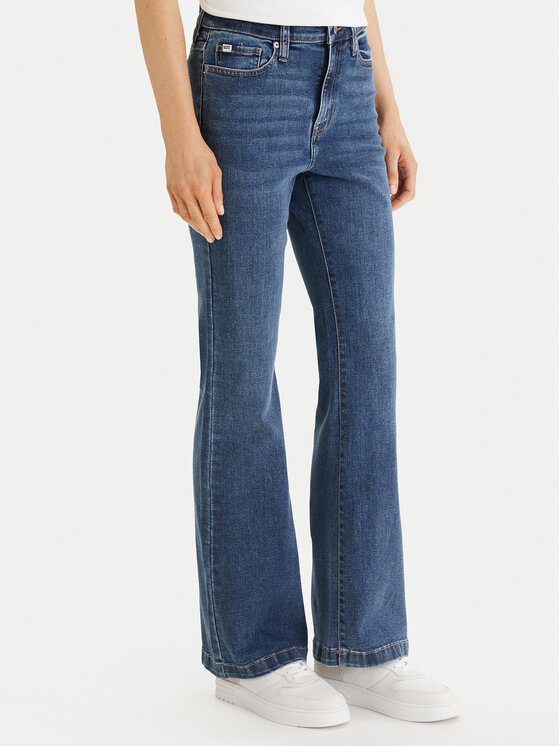 DKNY Jeansy DJ5M4005 Niebieski Flare Fit