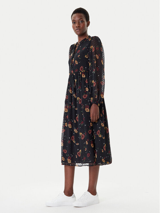 ONLY Sukienka codzienna Eliza 15355021 Czarny Regular Fit