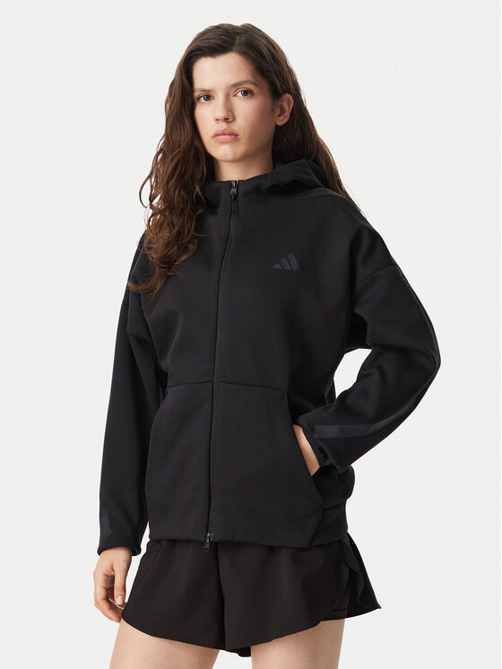 adidas Bluza Z.N.E. Full Zip KF6327 Czarny Regular Fit