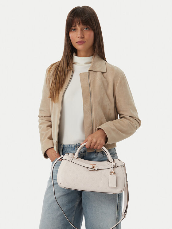 Guess Torebka Ella Logo HWPD97 46050 Kremowy