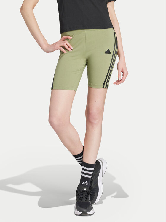 adidas Kolarki Future Icons 3-Stripes IY8109 Zielony Slim Fit