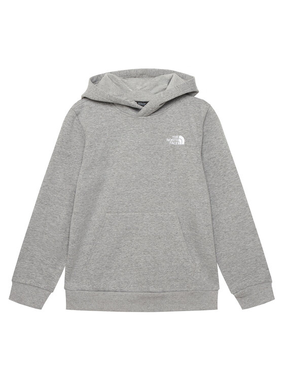 The North Face Bluza Teen Evolution Simple Dome NF0A8CV6 Szary Regular Fit