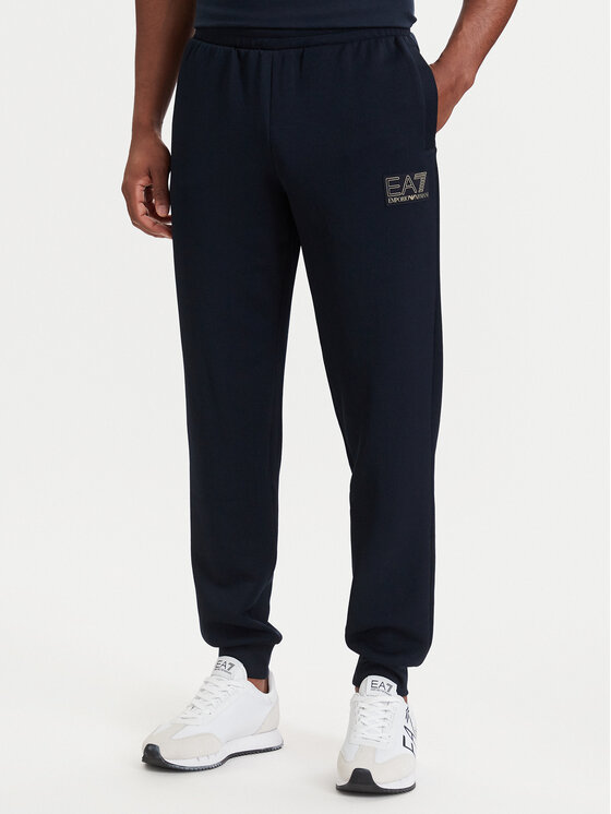 EA7 Emporio Armani Spodnie dresowe 7M002248 AF26242 UB102 Granatowy Regular Fit