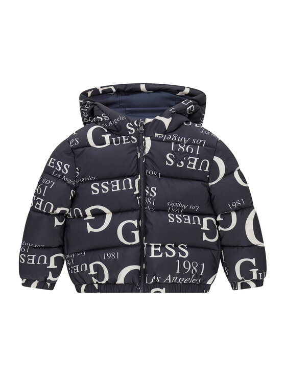 Guess Kurtka zimowa H6BL03 W4100 Granatowy Regular Fit