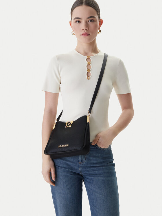LOVE MOSCHINO Torebka JC4127PP1OLM0000 Czarny