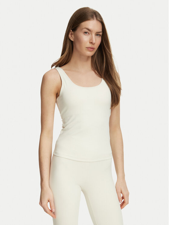 Guess Top V6BP09 K6727 Kremowy Slim Fit