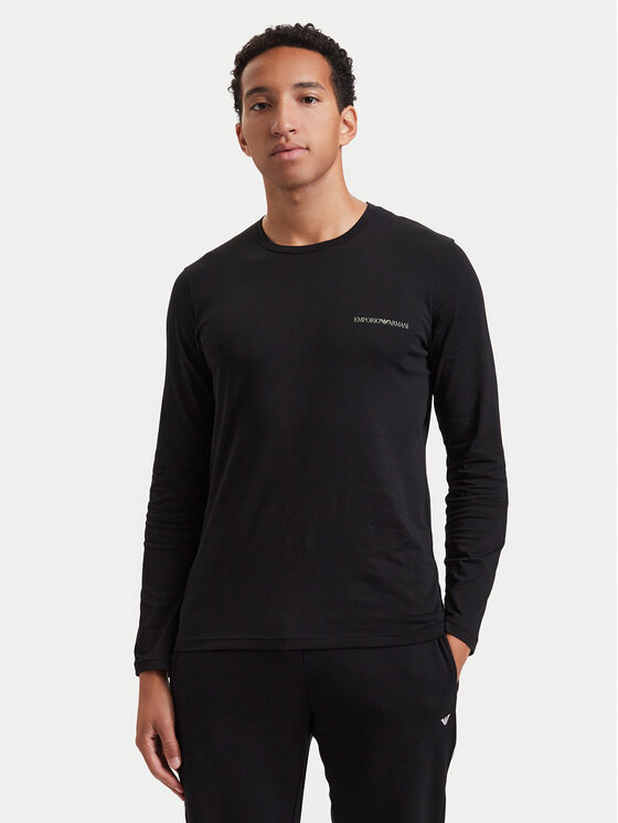 Emporio Armani Underwear Longsleeve EM000382 AF25022 UC001 Czarny Slim Fit