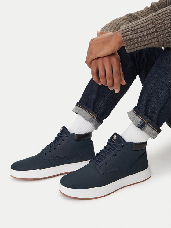 Timberland Trzewiki Maple Grove Lthr Chk TB0A28940191 Granatowy