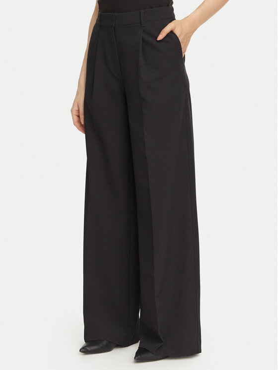 BOSS Spodnie materiałowe C_Tiwi2 50580299 Czarny Regular Fit