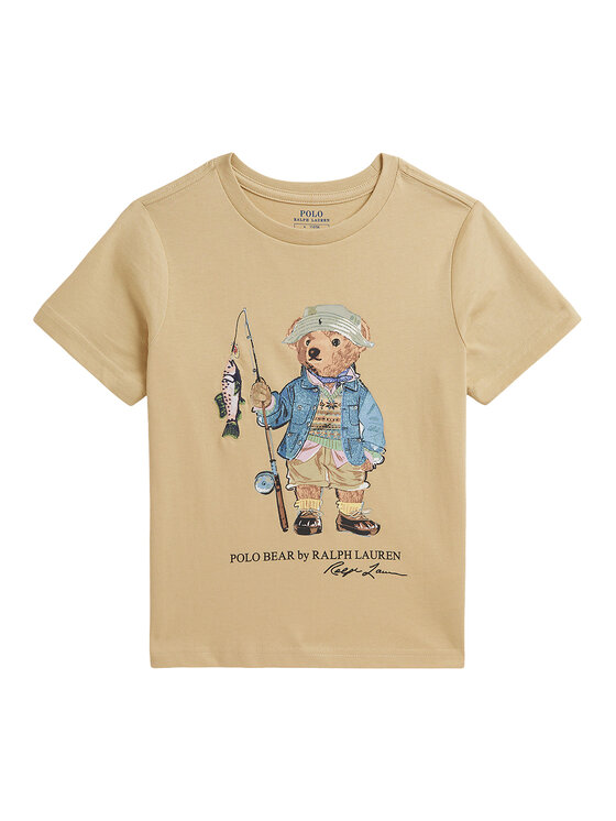 Polo Ralph Lauren T-Shirt 322B20172001 Beżowy Regular Fit