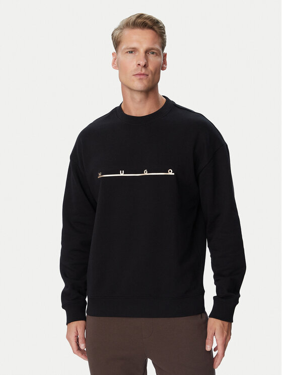 HUGO Bluza Datrisweat 50568124 Czarny Regular Fit