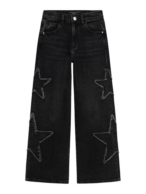 Guess Jeansy J6BA16 D2219 Czarny Relaxed Fit