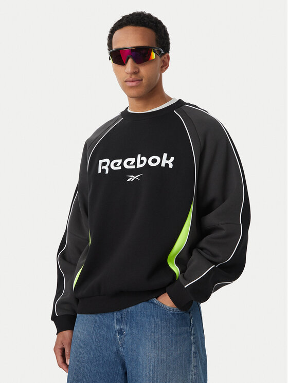 Reebok Bluza Tomasz RK25746CCM Czarny Regular Fit
