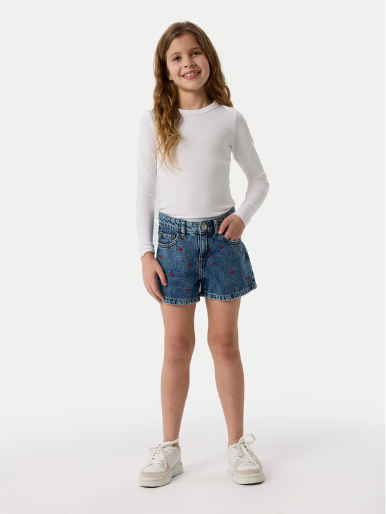 NAME IT Szorty jeansowe Bella 13229316 Niebieski Regular Fit