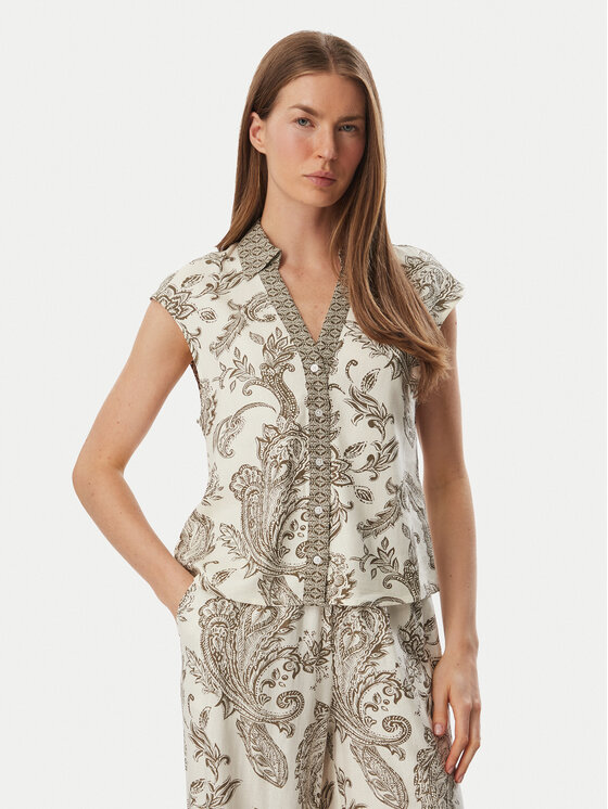 ONLY Koszula Misa Leya 15373649 Kremowy Regular Fit