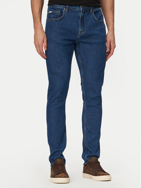 Guess Jeans Jeansy M6RA0F D6325 Niebieski Skinny Fit