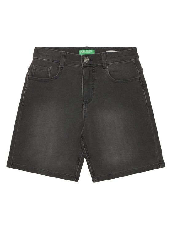 United Colors Of Benetton Szorty jeansowe 44LGC9048 Szary Regular Fit