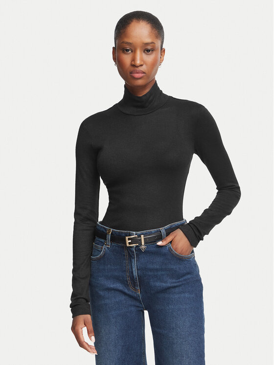 Guess Golf W4BP14 KCGM2 Czarny Slim Fit