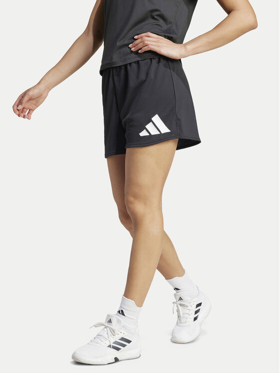 adidas Szorty sportowe Train Essentials Big Logo JG8685 Czarny Regular Fit