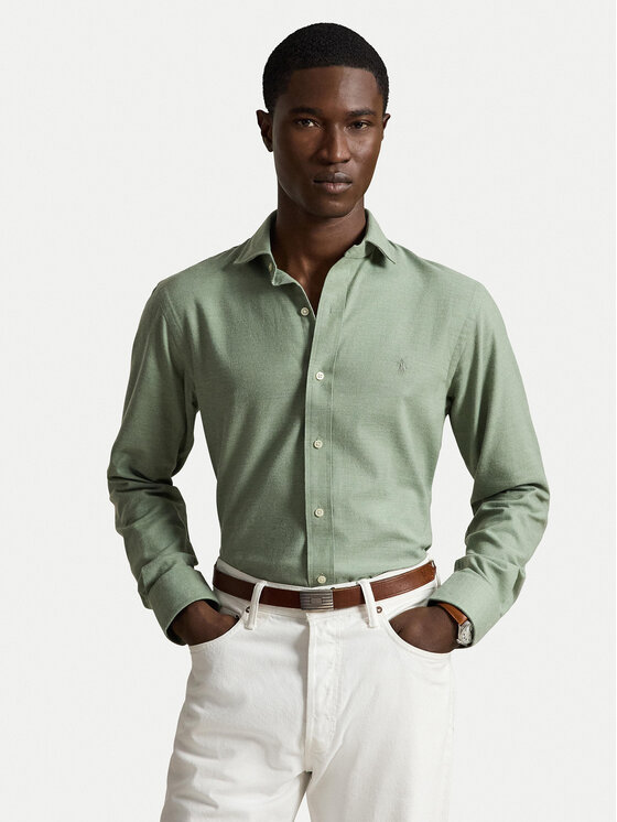 Polo Ralph Lauren Koszula 710B22592001 Zielony jasny Regular Fit