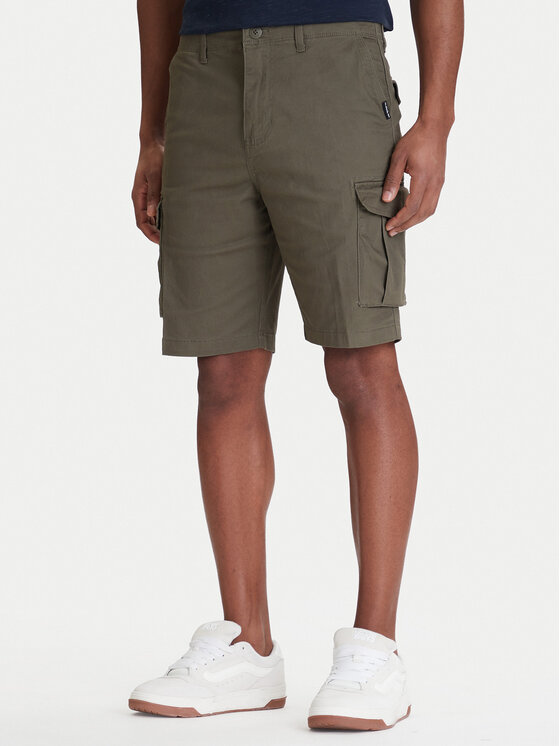Quiksilver Szorty materiałowe MW Cargo EQYWS03912 Khaki Regular Fit