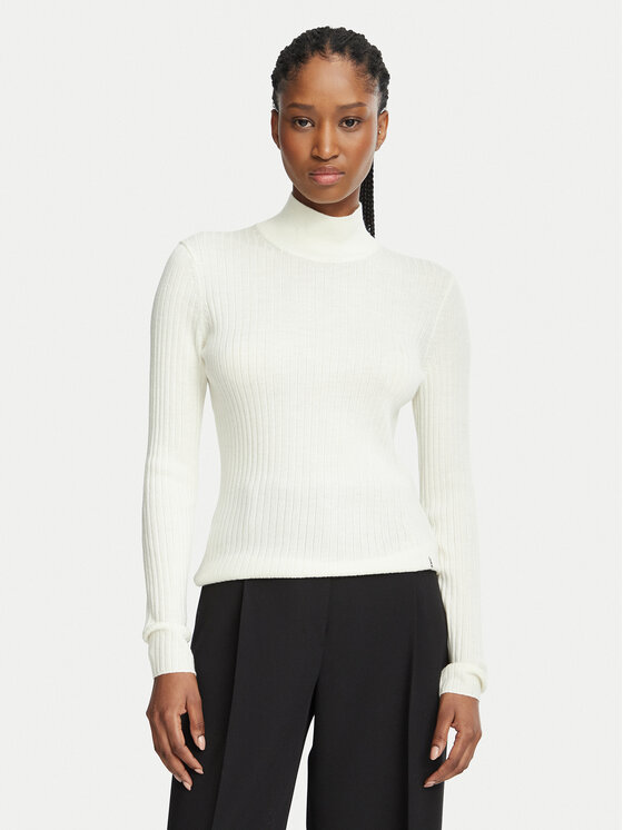 Calvin Klein Golf LV044H352G Biały Regular Fit