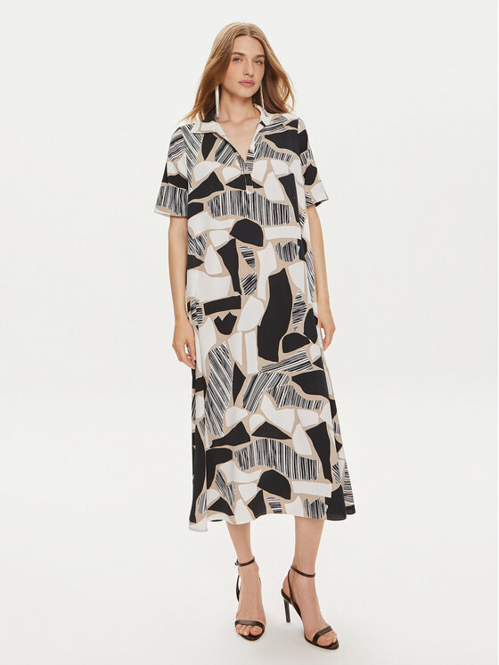 Joseph Ribkoff Sukienka letnia 242227 Kolorowy Relaxed Fit
