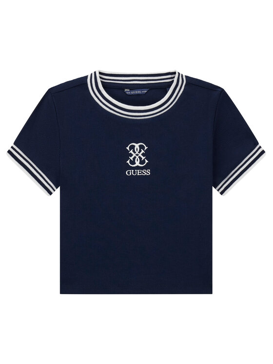 Guess T-Shirt J6YI26 K4425 Granatowy Regular Fit