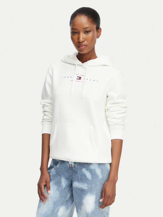 Tommy Jeans Bluza Tjw DW0DW23485 Biały Regular Fit