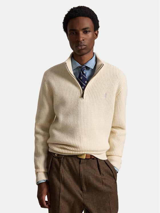 Polo Ralph Lauren Sweter 710B26770005 Kremowy