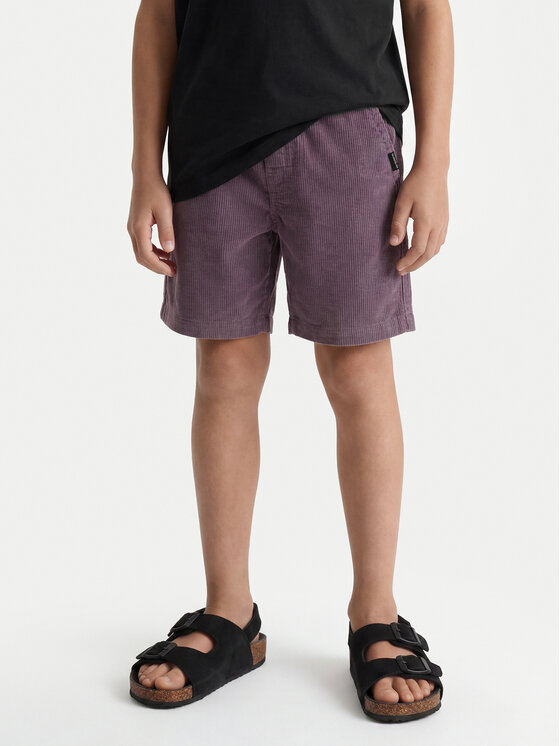 Quiksilver Szorty materiałowe Taxer Cord EQBWS03371 Fioletowy Regular Fit