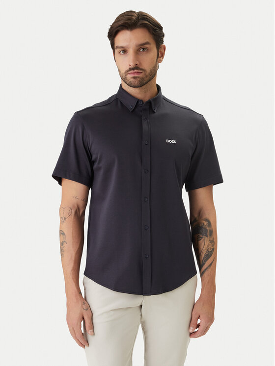 BOSS Koszula ST Motion 50555951 Granatowy Regular Fit