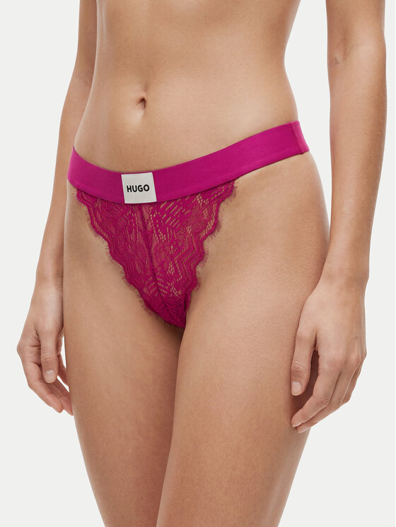 HUGO Stringi 50535036 Różowy