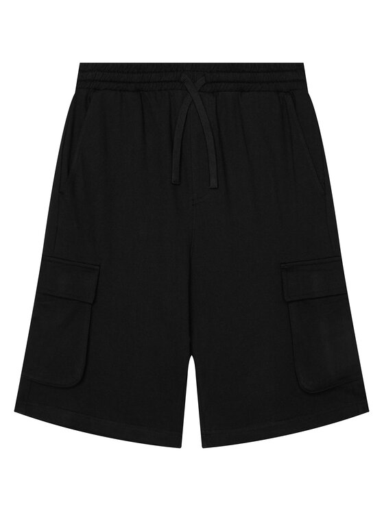 United Colors Of Benetton Szorty sportowe 39DJC902N Czarny Regular Fit