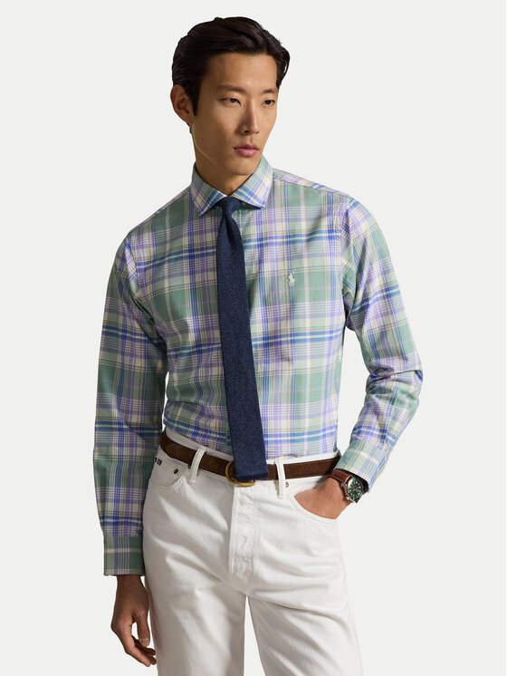 Polo Ralph Lauren Koszula 710B16789003 Zielony jasny Modern Fit