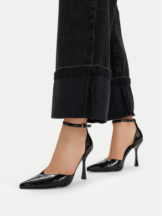 DeeZee Szpilki CEO-LS6049-10 Czarny