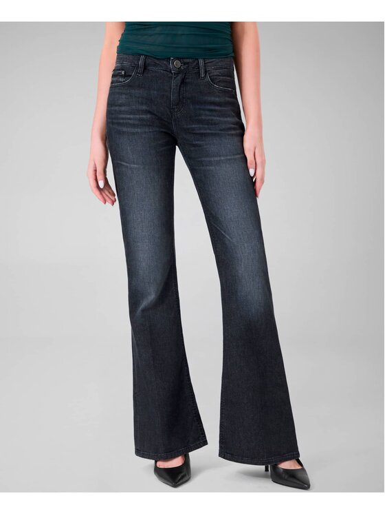 Guess Jeansy 184481 Czarny Flared Fit