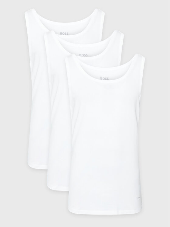 BOSS Komplet tank topów 50475278 Biały Regular Fit