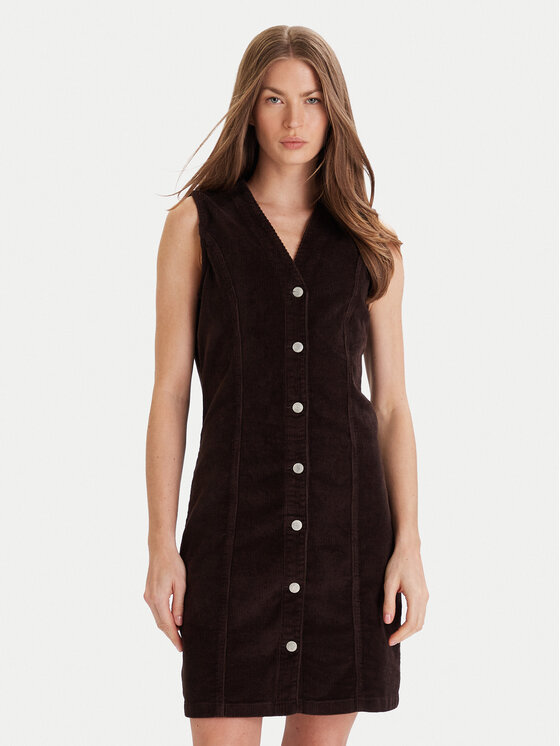 Vero Moda Sukienka codzienna Eden 10333959 Brązowy Regular Fit