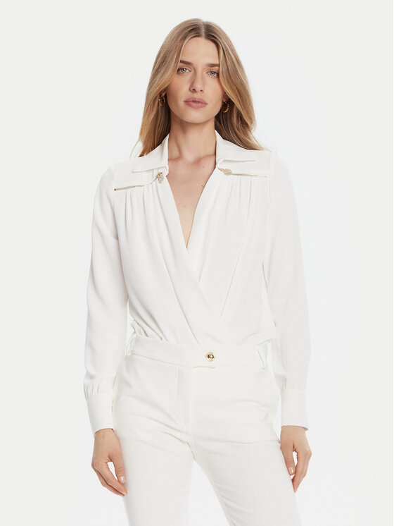 Rinascimento Body CFC0126182003 Biały Regular Fit