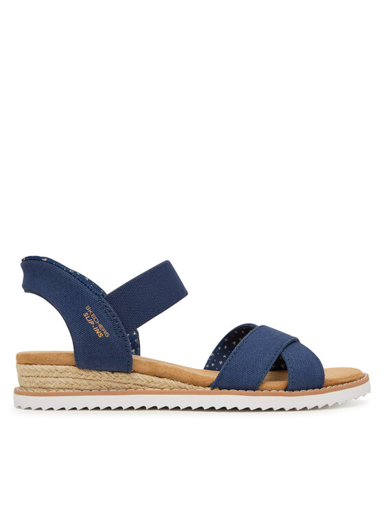 Skechers Sandały BOBS Desert Kiss - Golden Lily 114418/NVY Granatowy