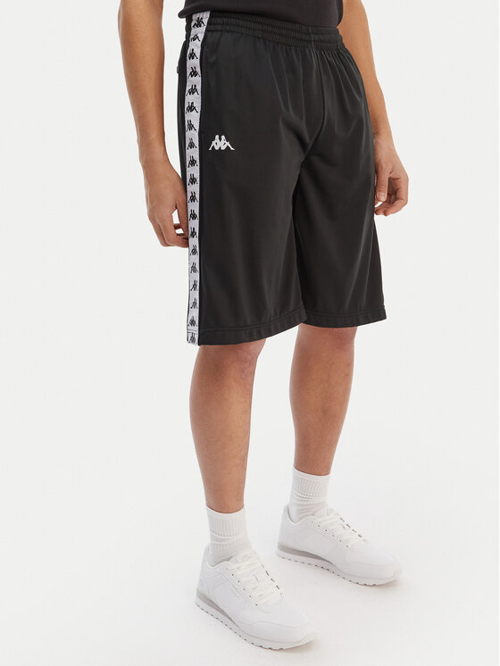 Kappa Szorty sportowe Banda Treadwellz 304KQ20 Czarny Regular Fit